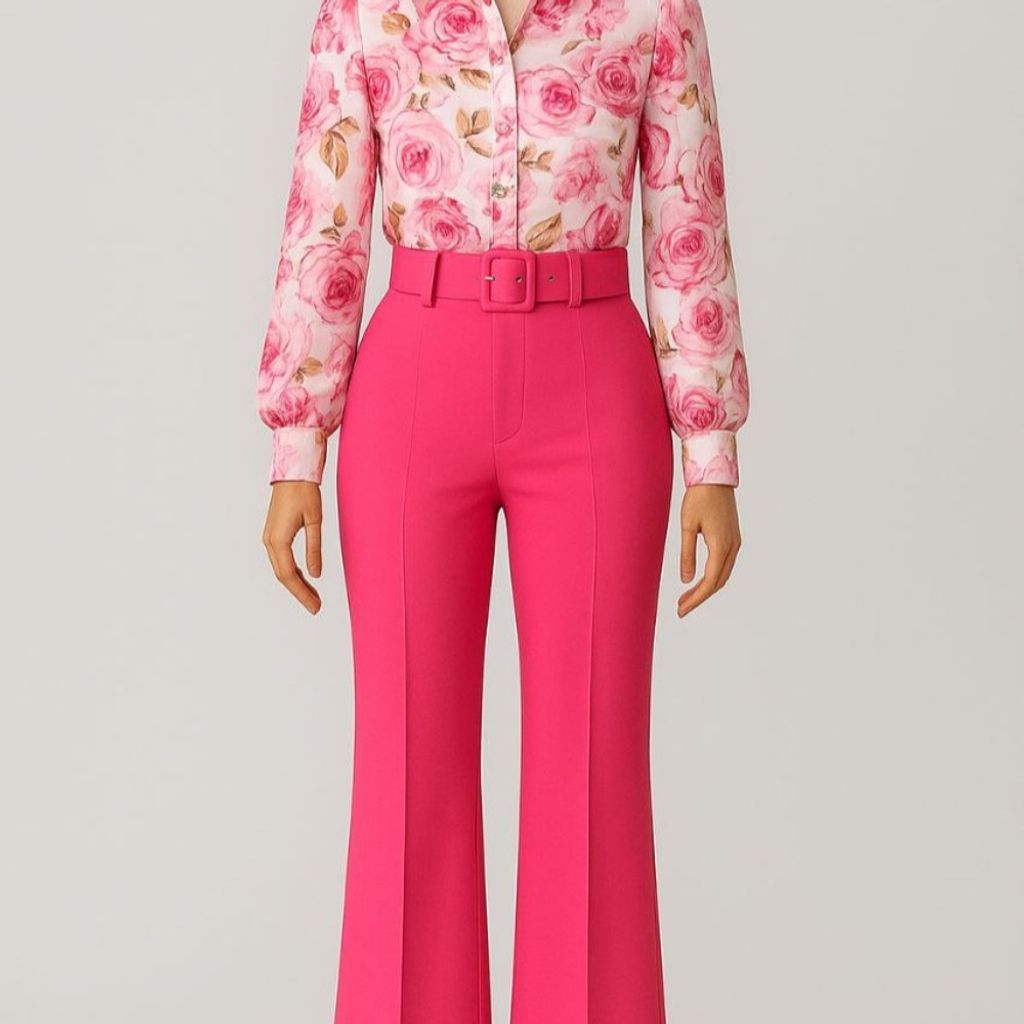 خرید اینترنتی شومیز شلوار کمربند