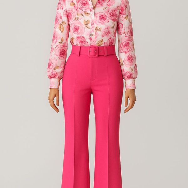 شومیز شلوار کمربند