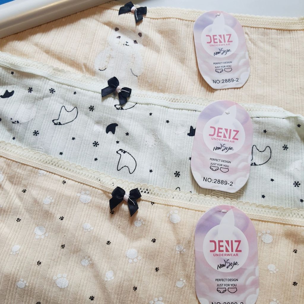 قیمت ارزان شورت عروسکی وارداتی برند دنیز بسته 6 عددی سایز xxl