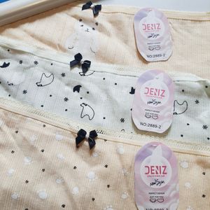 قیمت ارزان شورت عروسکی وارداتی برند دنیز بسته 6 عددی سایز xxl