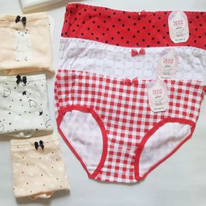 شورت عروسکی زنانه دنیز بسته 6 عددی قواره دار سایز xxl