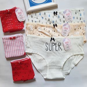 مشخصات شورت عروسکی نخی وارداتی برند دنیز بسته 6 عددی سایز xxl