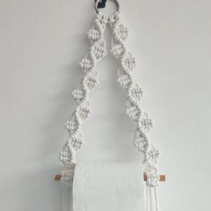 هولدر دستمال کاغذی مکرومه بافی