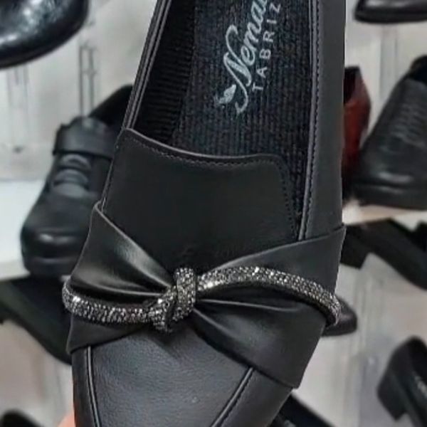 کفش کالج زنانه مجلسی سایز 37 تا 43 شیک اداری رسمی زیره پیو 3 سانت