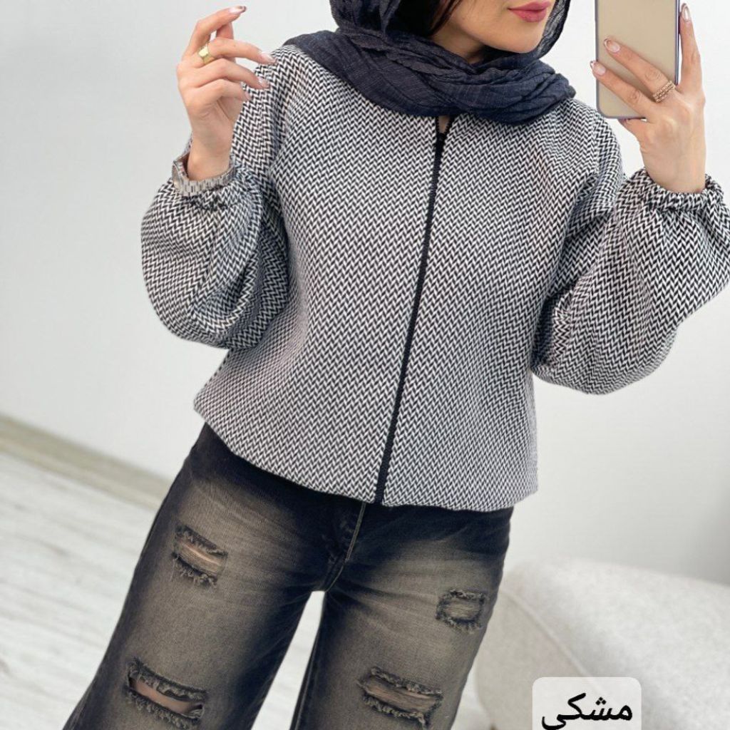 خرید انلاین بامبر زنانه طرح پیچازی مهسان