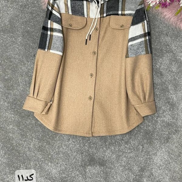 پالتو زنانه طرح ترکیبی
