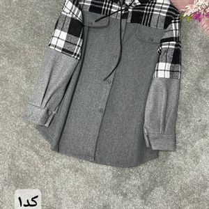 خرید اینترنتی پالتو زنانه طرح ترکیبی