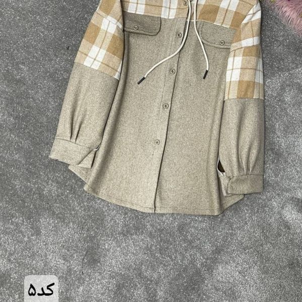 پالتو زنانه طرح ترکیبی