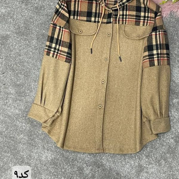 پالتو زنانه طرح ترکیبی