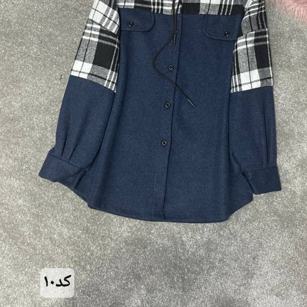 پالتو زنانه طرح ترکیبی