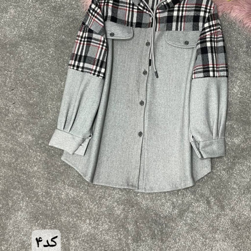 مشخصات پالتو زنانه طرح ترکیبی