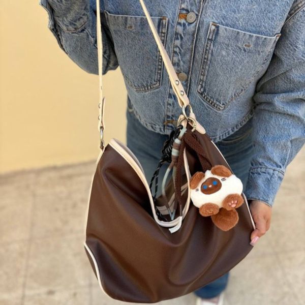 کیف دوشی زنانه و دخترانه جادار مدل آرکانان