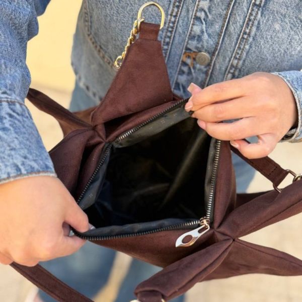 کیف دوشی زنانه و دخترانه سوییت مدل مایکا