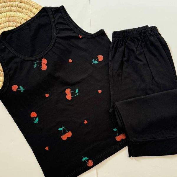 تاپ و شلوارک نخ و پنبه خالص