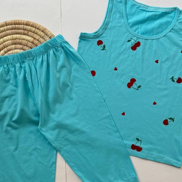 تاپ و شلوارک نخ و پنبه خالص