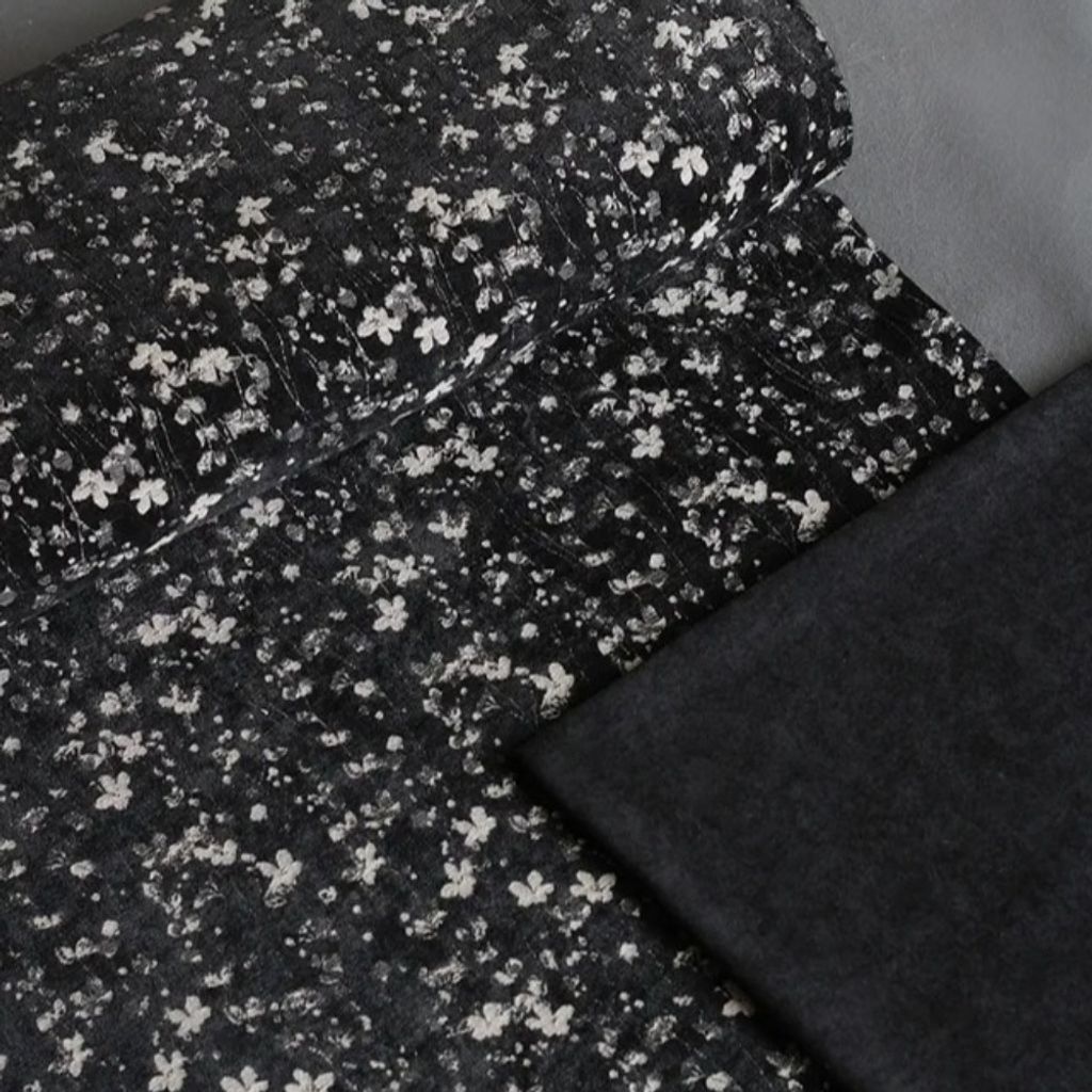 خرید آنلاین پارچه شانل مخمل طرحدار