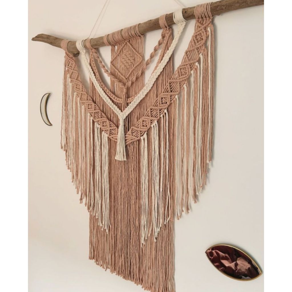 خرید آنلاین دیوارکوب مکرومه دکوری طرح درسا