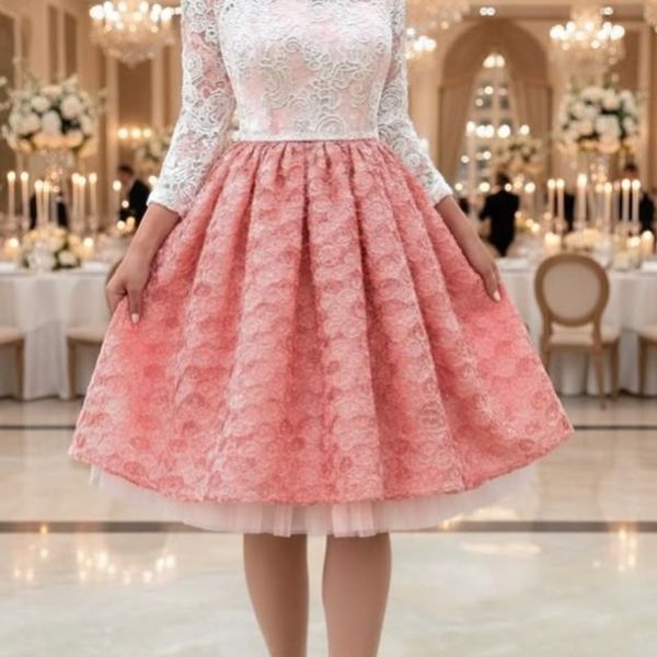 پارچه تور گل برجسته