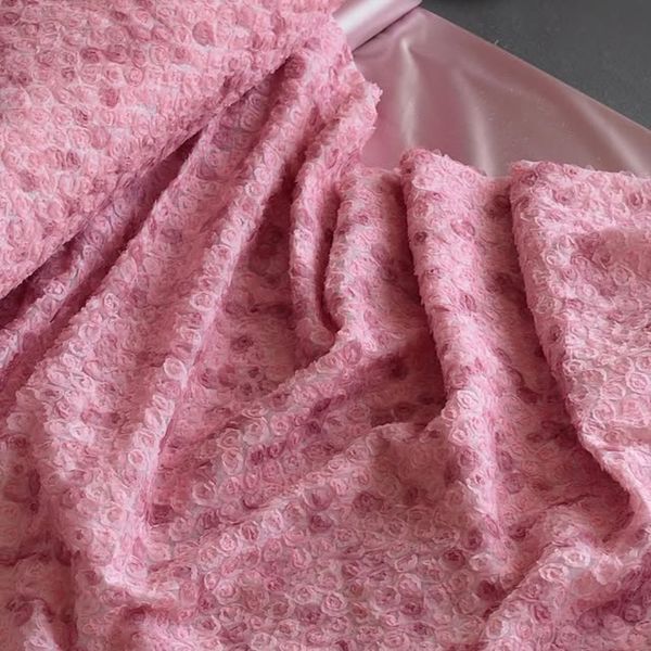 پارچه تور گل برجسته