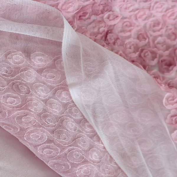 پارچه تور گل برجسته 1178