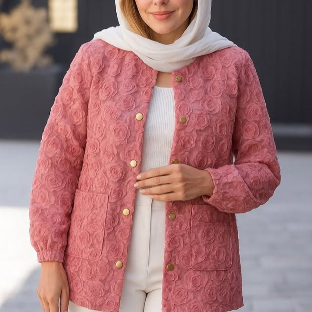 خرید اینترنتی پارچه تور گل برجسته