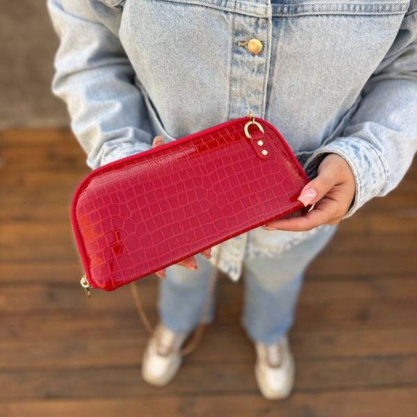 کیف ورنی مجلسی زنانه و دخترانه مدل لوزان