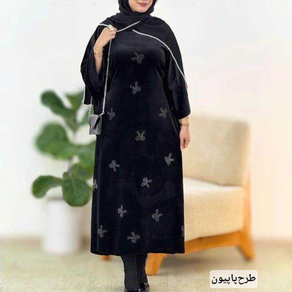 قیمت ارزان کفتان عبایی مخمل