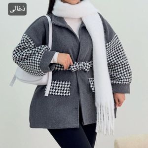 خرید اینترنتی پالتو ترکیبی جنیفر