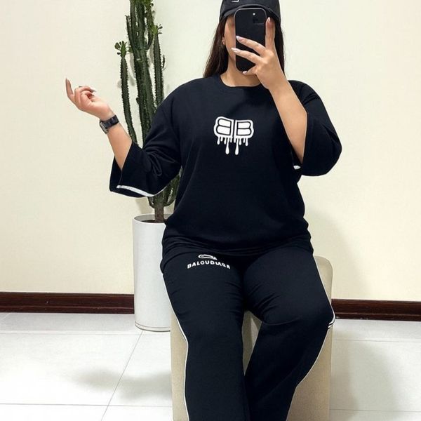 ست تیشرت شلوار بالنسیاگا