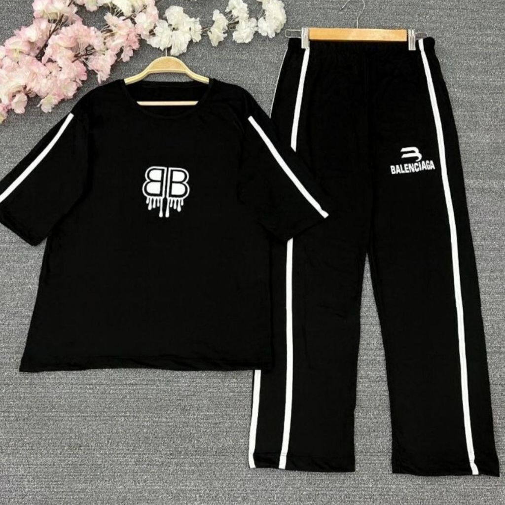 فروش اینترنتی ست تیشرت شلوار بالنسیاگا