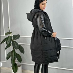 قیمت ارزان کاپشن آستین چرم نیکا