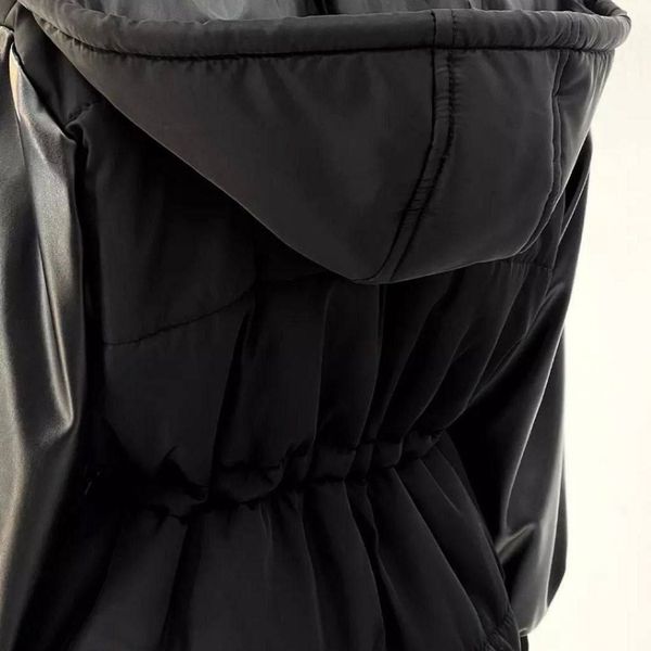 کاپشن آستین چرم نیکا