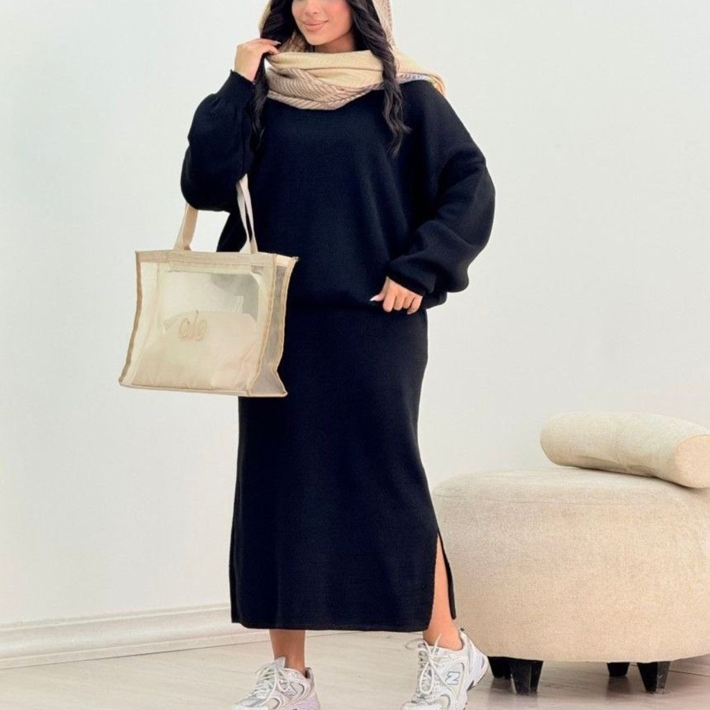 قیمت ارزان ست بلوز و سارافون بافت اکرولیک