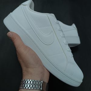 مشخصات کتونی ونس مردانه نایک تمام سفید کیفیت بالا(زیره لاستیک)