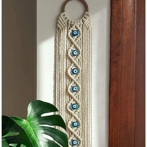 دیوار کوب چشم نظر‌مکرومه بافی