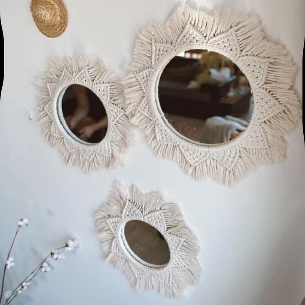 ست سه عددی اینه مکرومه مدل گره نخ