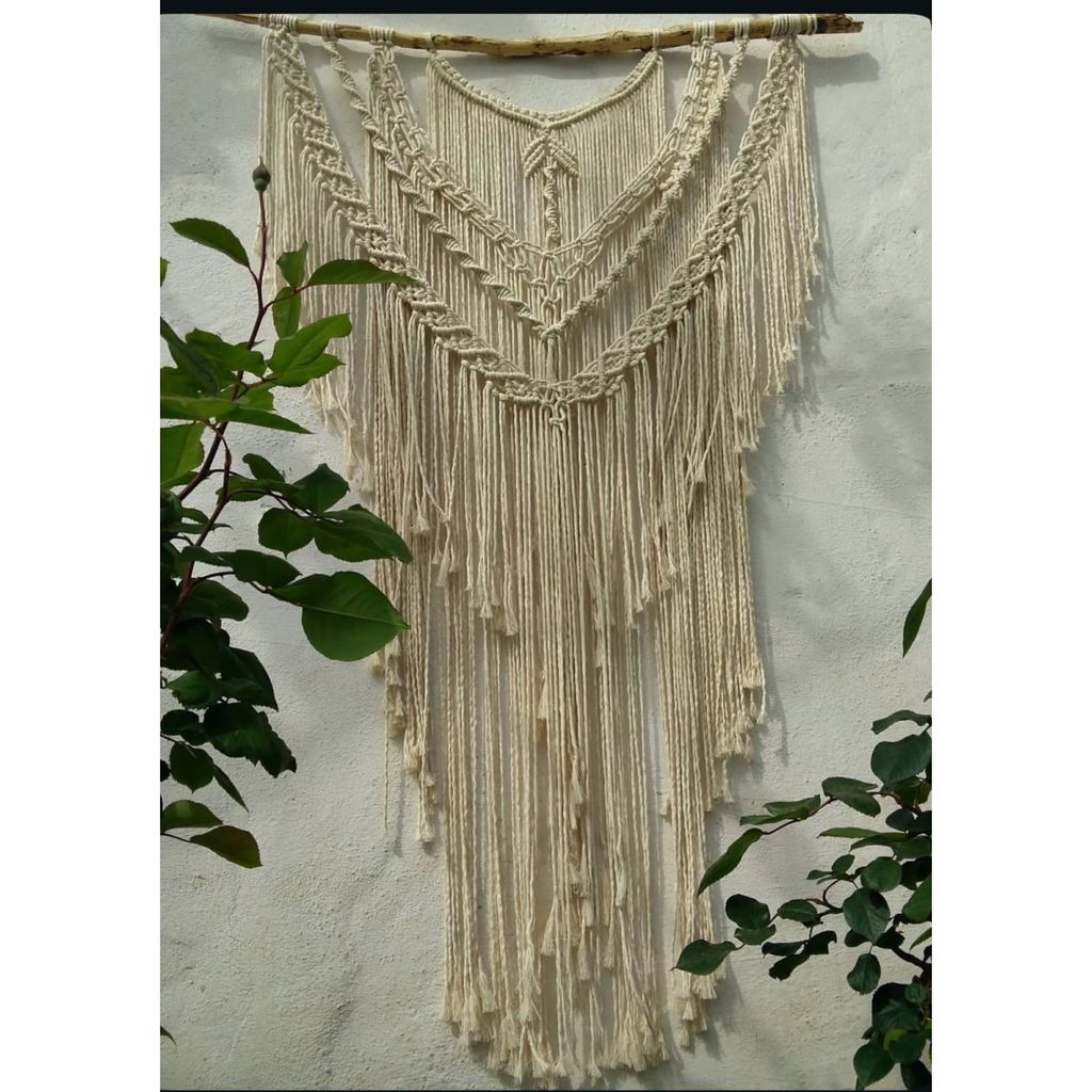 خرید آنلاین اویز لاکچری مکرومه طرح هایدی