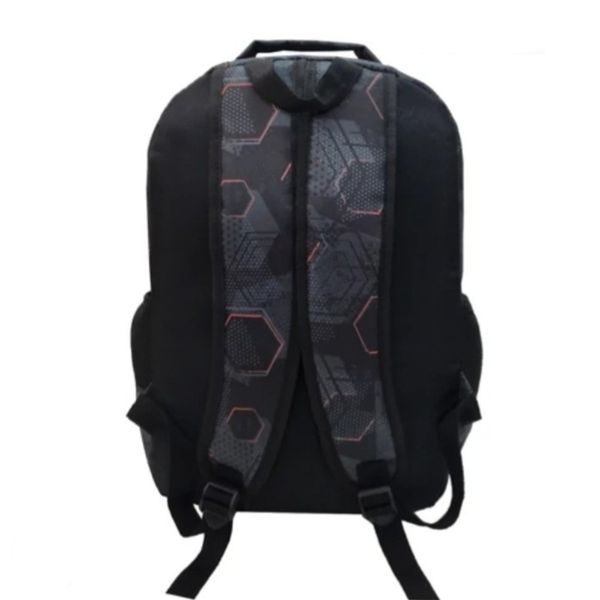 کوله پشتی مدرسه طرح شش ضلعی به همراه جامدادی (برند Respina)