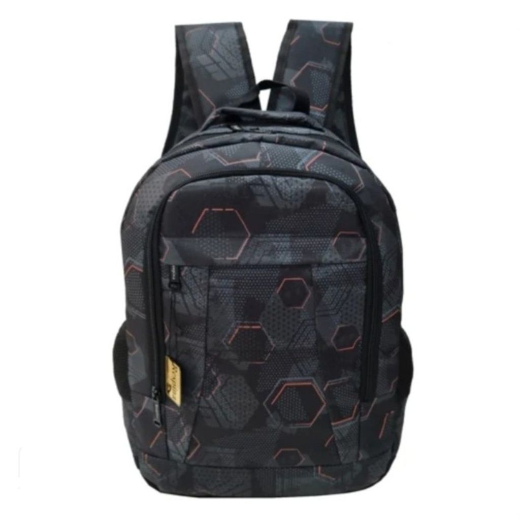 مشخصات کوله پشتی مدرسه طرح شش ضلعی همراه جامدادی برند Respina