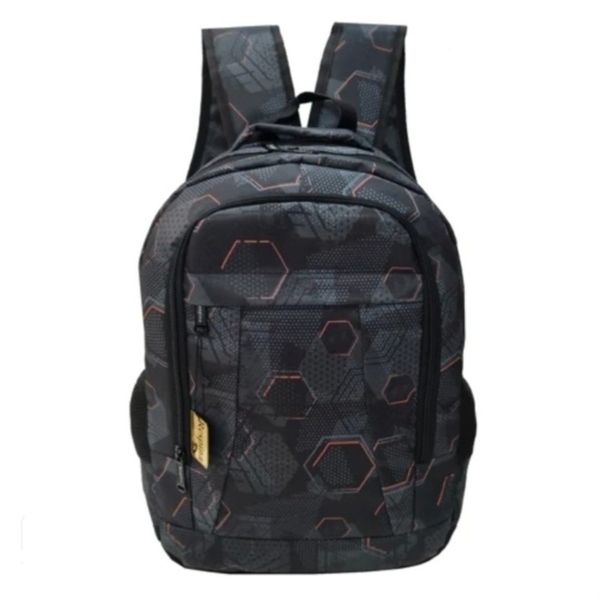 کوله پشتی مدرسه طرح شش ضلعی به همراه جامدادی (برند Respina)