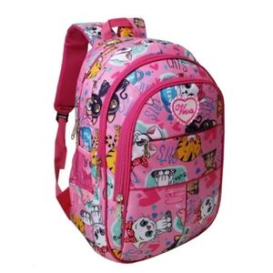 کوله پشتی دخترانه مدرسه طرح کیوت کت