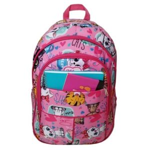 خرید اینترنتی کوله پشتی دخترانه مدرسه طرح کیوت کت