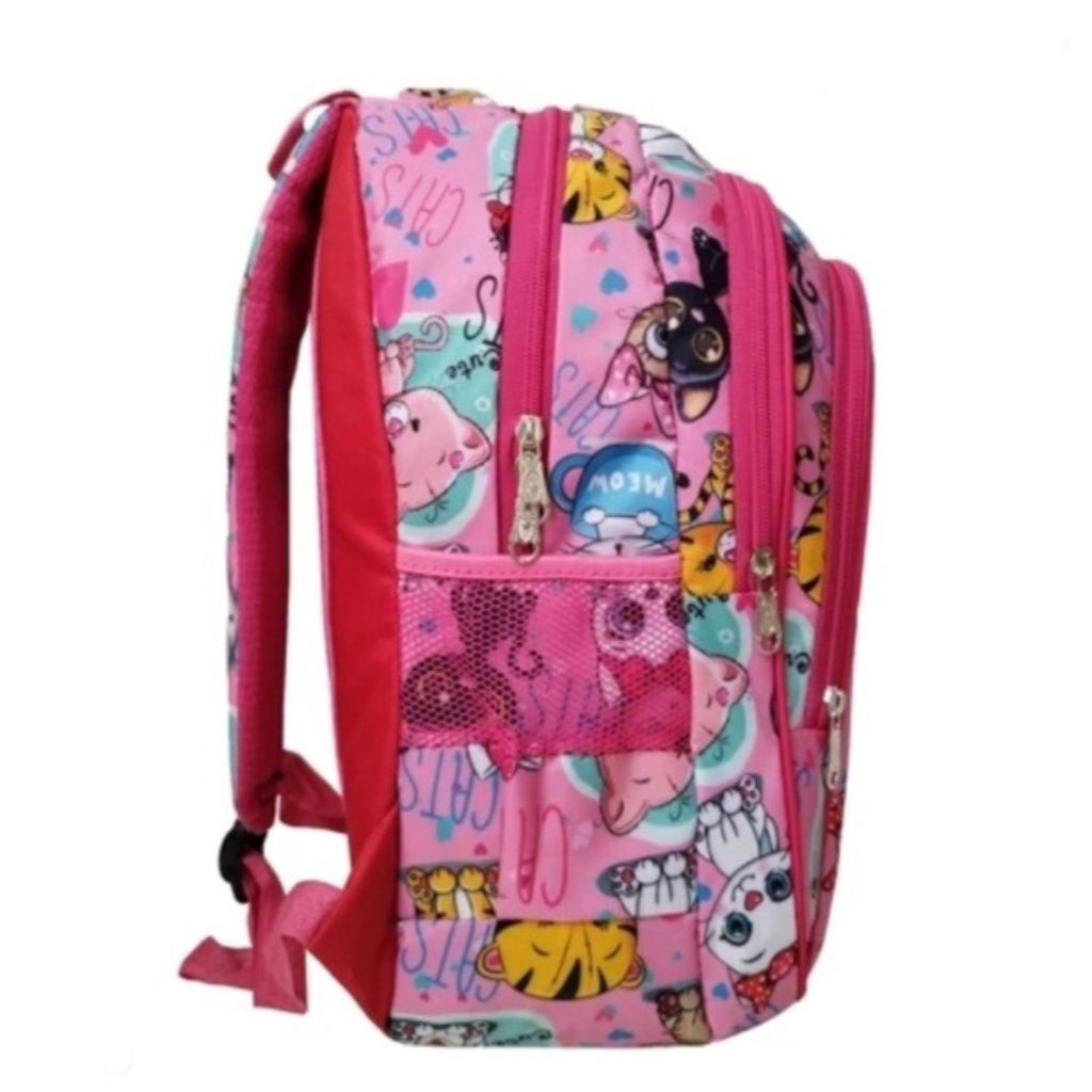 خرید انلاین کوله پشتی دخترانه مدرسه طرح کیوت کت