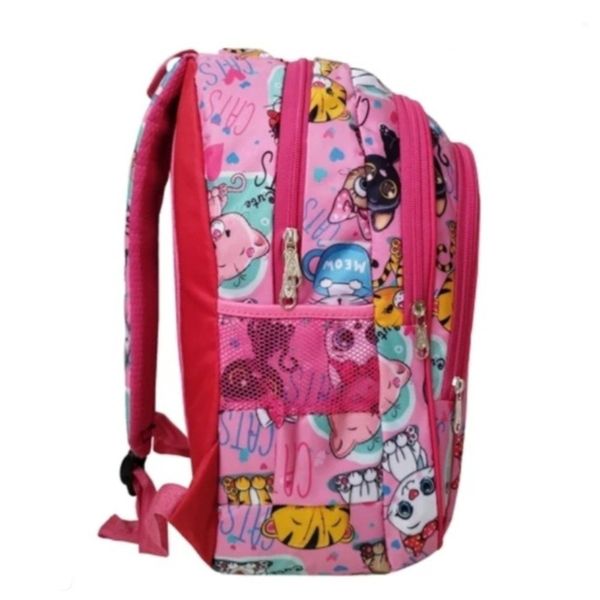 کوله پشتی دخترانه مدرسه طرح کیوت کت