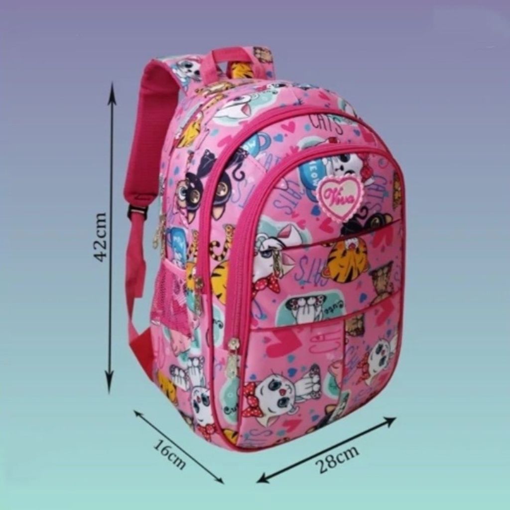 قیمت کوله پشتی دخترانه مدرسه طرح کیوت کت