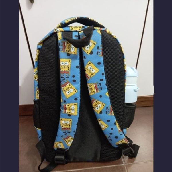 کوله پشتی اسپرت مدرسه طرح جذاب باب اسفنجی