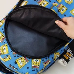 قیمت ارزان کوله پشتی اسپرت مدرسه طرح جذاب باب اسفنجی