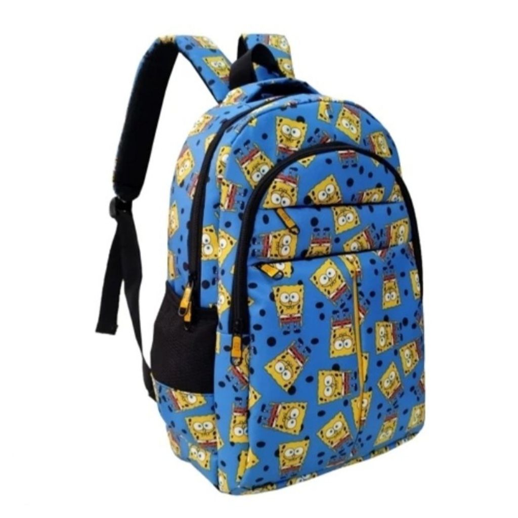 خرید آنلاین کوله پشتی اسپرت مدرسه طرح جذاب باب اسفنجی