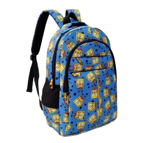 کوله پشتی اسپرت مدرسه طرح جذاب باب اسفنجی