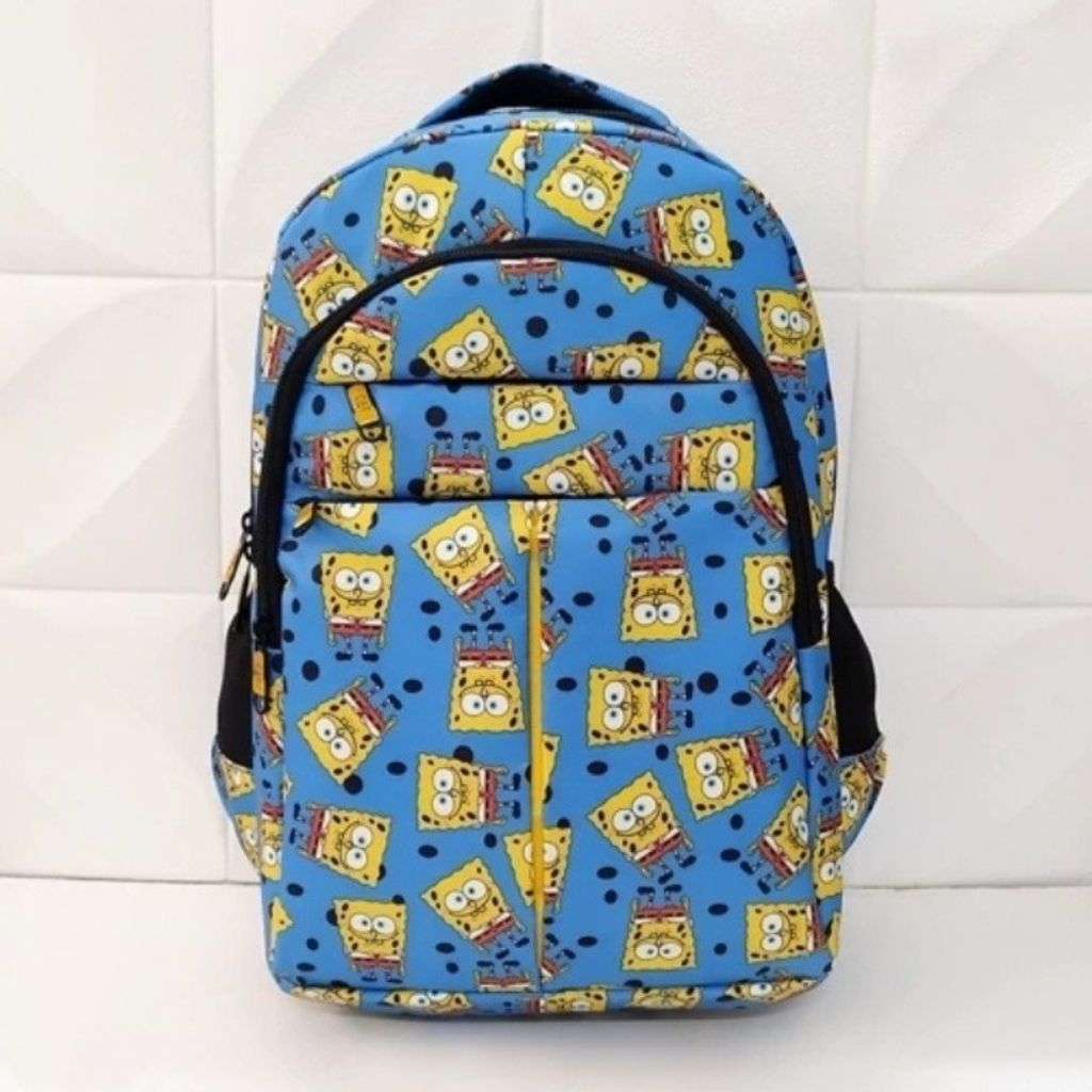قیمت ارزان کوله پشتی اسپرت مدرسه طرح جذاب باب اسفنجی